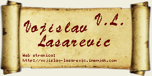 Vojislav Lašarević vizit kartica